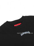 GOD SPEED City Night View Eye Print European and American Hip Hop Short Sleeve T-Shirt Trendy Print Loose Fit