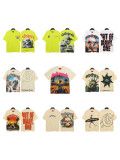 Summer Trendy GOD Print Loose Fit Pure Cotton Short Sleeve T-Shirt for Men and Women