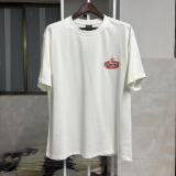 Summer new printed short-sleeve T-shirts for men and women, loose casual trendy tops