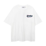 New cross-border American fashion Trapstar street style casual letter pattern black and white printed pure cotton short-sleeve T-shirt