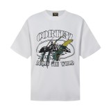 Corteiz large C print short-sleeve T-shirt for men, loose and casual, trendy brand, summer thin and breathable