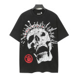 Trendy new Hellstar printed short-sleeve T-shirt, loose fit for men and women, summer fashion trendy top