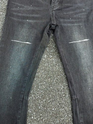 Cross-border trendy new Purple Brand ripped washed vintage street hip-hop denim pants