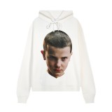 New IH NOM UH NIT hooded sweatshirt for couples, trendy brand print, loose and casual