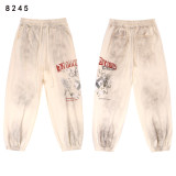 Cross-border foreign trade Vale new drawstring loose fit distressed street hip-hop American style pure cotton versatile pants