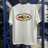 New summer short-sleeve T-shirt with trendy print, unisex, breathable casual top