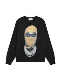 Cross-border trendy brand printed loose men's sweatshirt, autumn and winter long-sleeve top