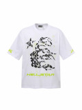 New printed short-sleeve T-shirt for men, loose fit, trendy summer tee