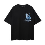 Cross-border American fashion Trapstar brand American street hip-hop casual black and white printed pure cotton short-sleeve T-shirt