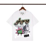 Cross-border trendy brand Glo Long's new printed pure cotton American street hip-hop casual versatile short-sleeve T-shirt