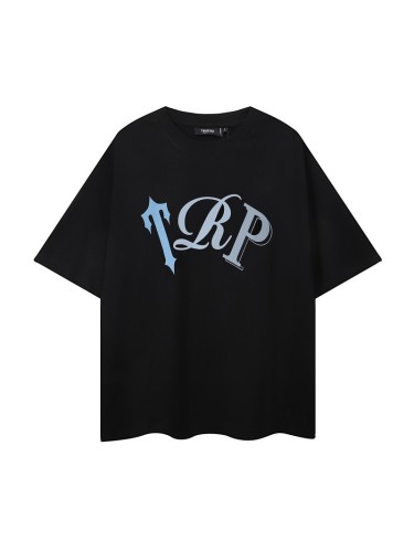 Trendy brand letter-printed loose-fitting short-sleeve T-shirt for men and women, suitable for couples