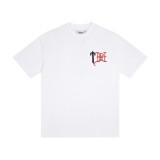 TRapstar American fashion brand black and white printed casual short-sleeve T-shirt