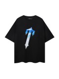 Trendy printed loose-fitting short-sleeve T-shirt for men and women, summer casual style