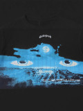 GOD SPEED City Night View Eye Print European and American Hip Hop Short Sleeve T-Shirt Trendy Print Loose Fit