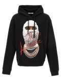 New IH NOM UH NIT hooded sweatshirt for couples, trendy brand print, loose and casual