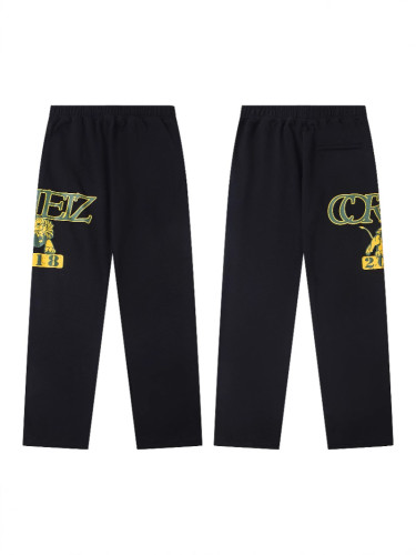 New cross-border foreign trade Corteiz Alcatraz American-style trendy brand hip-hop letter print pure cotton versatile casual sweatpants