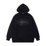 New cross-border Corteiz Alcatraz classic American streetwear printed pure cotton casual hooded sweatshirt