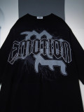 Cross-border trendy new style  American street hip-hop pure cotton highly realistic hooded sweatshirt