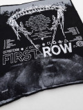 Cross-border American fashion brand First Row's new hip-hop street style full-print trendy high-street pure cotton short-sleeve T-shirt in a loose fit