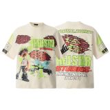 Cross-border American fashion Hellstar new high-quality printed vintage American street hip-hop pure cotton short-sleeve T-shirt