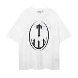 New Summer Loose-Fit Printed Short-Sleeve T-Shirt, Trendy Brand Couple Outfit