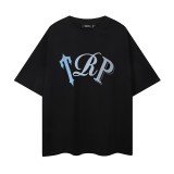 Cross-border American fashion Trapstar brand American street hip-hop casual black and white printed pure cotton short-sleeve T-shirt