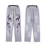Cross-border American fashion Hellstar washed vintage hip-hop American street style printed casual pure cotton sweatpants