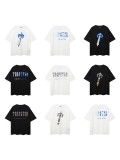 Trendy printed loose-fitting short-sleeve T-shirt for men and women, summer casual style