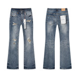 Cross-border trendy new Purple Brand ripped washed vintage street hip-hop jeans