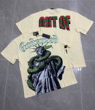 American-style Her T-shirt with American print, high street retro short sleeves