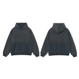 E.R.D Letter Print Hooded Sweatshirt for Men and Women, Casual Versatile Long Sleeve Top