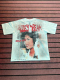 Cross-border American fashion VALE movie-themed full-print American street hip-hop summer pure cotton casual short-sleeve T-shirt