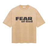 Cross-border American fashion FOG new casual versatile letter-printed unisex pure cotton short-sleeve T-shirt
