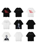 Trendy Printed Short-Sleeve T-Shirt for Men, Loose Casual Summer Top