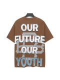 GODSPEED Printed Short-Sleeve T-Shirt for Men, Loose Fit, Trendy, Breathable, Casual Summer Top