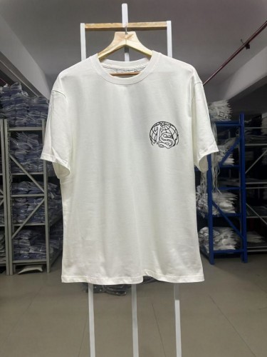 New American-style trendy brand printed loose short-sleeve T-shirt for men, summer casual breathable couple style