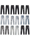 Cross-border trendy new Ksubi versatile printed high-quality washed vintage street hip-hop jeans