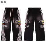 Cross-border foreign trade Vale new drawstring loose fit distressed street hip-hop American style pure cotton versatile pants