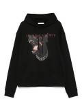 Cross-border trend IH NOM UH NIT printed loose-fitting hooded sweatshirt for men and women