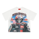 Series of cross-border goods: Men's and women's loose-fit short-sleeve T-shirts from trendy brands