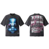 Cross-border American fashion Hellstar new high-quality printed vintage American street hip-hop pure cotton short-sleeve T-shirt