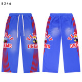 Cross-border foreign trade Vale new drawstring loose fit distressed street hip-hop American style pure cotton versatile pants