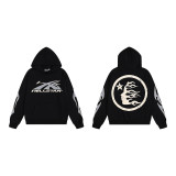 Cross-border American fashion Hellstar American street hip-hop versatile casual autumn and winter printed hooded sweatshirt