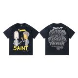 Cross-border American fashion Saint Michael vintage washed retro distressed loose-fit pure cotton short-sleeve T-shirt for men