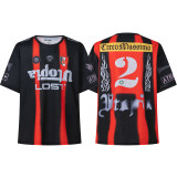 TS CACTUS JACK 25ss Cross-Border American Fashion Casual Sports Football Jersey High Street Mesh Breathable Short Sleeve T-Shirt