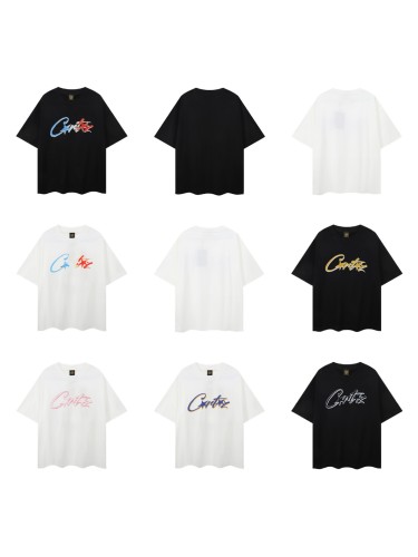 Summer new trendy brand letter print loose round-neck short-sleeve T-shirt, breathable and comfortable