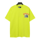 Summer Trendy GOD Print Loose Fit Pure Cotton Short Sleeve T-Shirt for Men and Women