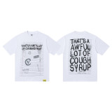 THAT'S A AWFUL LOT OF COUGH SYRUP T-shirt, trendy brand, rainbow color, casual, pure cotton, short-sleeved, men's