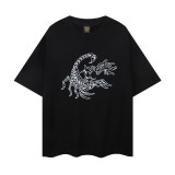 New men's fashion printed short-sleeve T-shirt, summer pure cotton, loose and versatile style