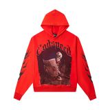 Cross-border 25ss autumn and winter new style direct-print washed vintage pure cotton hip-hop trendy hoodie sweatshirt